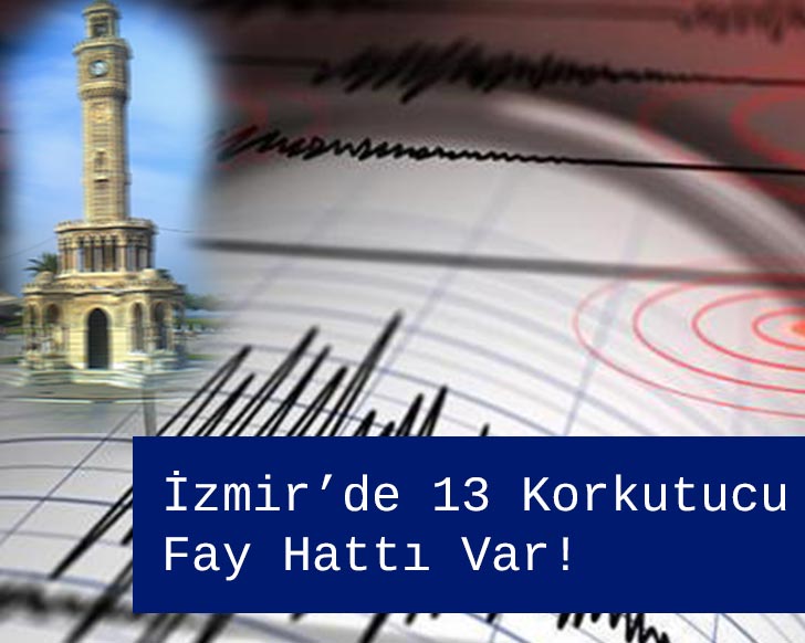 İzmir’de 13 Korkutucu Fay Hattı Var!